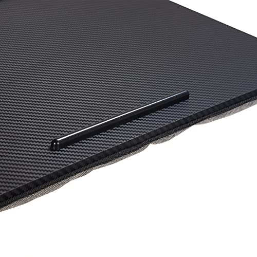 Lap Desk Black, Portable Laptop Desk Fits Up To 16" Laptops, With Tablet Slot, Built-In Cushion, Great For Home & Office，Lap Desk For Laptop，Laptop Lap Desk，Lap Desk With Cushion #TOP4