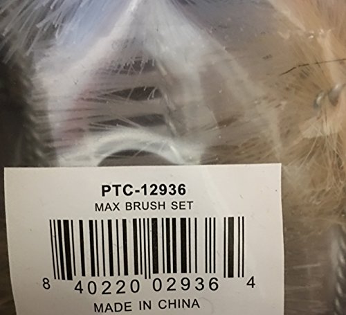 Ultimate Bottle & Tube Brush Cleaning Set 9 Sizes & Shapes - Natural & Synthetic Bristles By Protool #TOP3