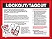 Accuform Lockout/Tagout Procedures Laminated Safety Poster, 22" x 17", SP124479L