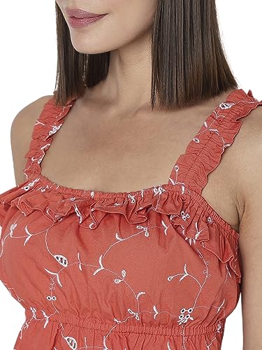 Image of VERO MODA Women's Cotton Regular Fit Top