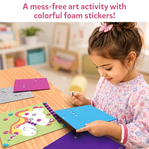 Image of Skillmatics Foam Sticker Art Activity - Unicorns & Princesses, Mess-Free Fun for Kids, 800+ 3D Foam Stickers, DIY Felt Craft Kits, Gifts for Girls & Boys Ages 3, 4, 5, 6, 7