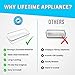 UPGRADED Lifetime Appliance W10321304 Door Shelf Bin Compatible with Whirlpool Refrigerator - WPW10321304 Clear