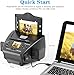 Digital Film & Photo Scanner, Slide & Negative Scanner Convert Negatives & Slides 35mm/135 Film, Business Card, Photo to 22MP Digital Photos, 4GB SD Card Included