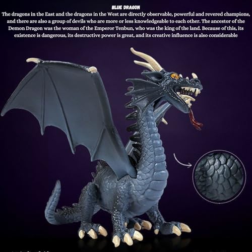 Image of 3D Flying Dragon Dinosaur Toys for Kids Realistic Dinosaurs Figure Playset Item Learning & Educational Dino World Dragons Toys for Girls & Boys Animal Action Figurine Birthday Gift