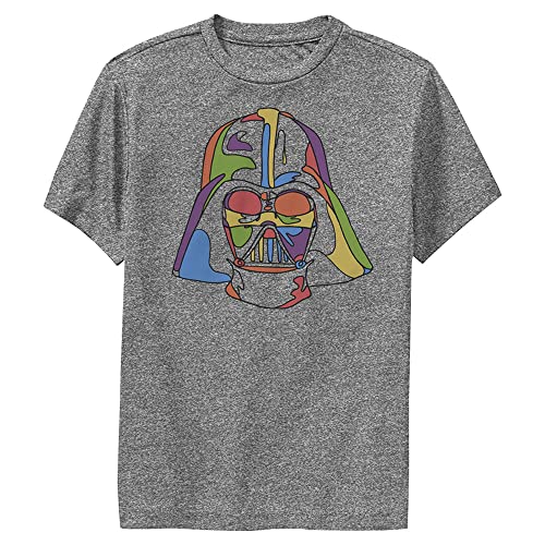 T-shirt Star Wars garçon t-shirt manches courtes coton imprimé Vador vêtement enfant