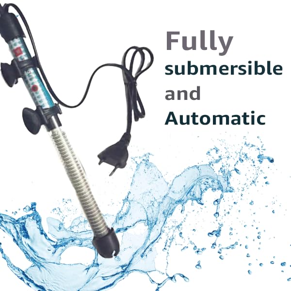 Aquarium Heater 100W Fully Automatic and Submersible | Automatic Adjustment Temperature | Double Seal Protection with Standby Light Indicator and auto ON/Off (100 Watts) 2