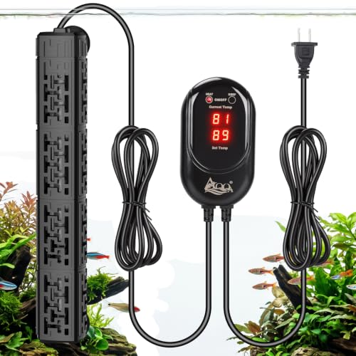 Image of AQQA Submersible Aquarium Heater with Dual Display & Safety Protection 300W