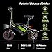 Windgoo Bicicleta Electrica Plegables, 350W Motor Bicicleta Plegable 25 km/h y 15...