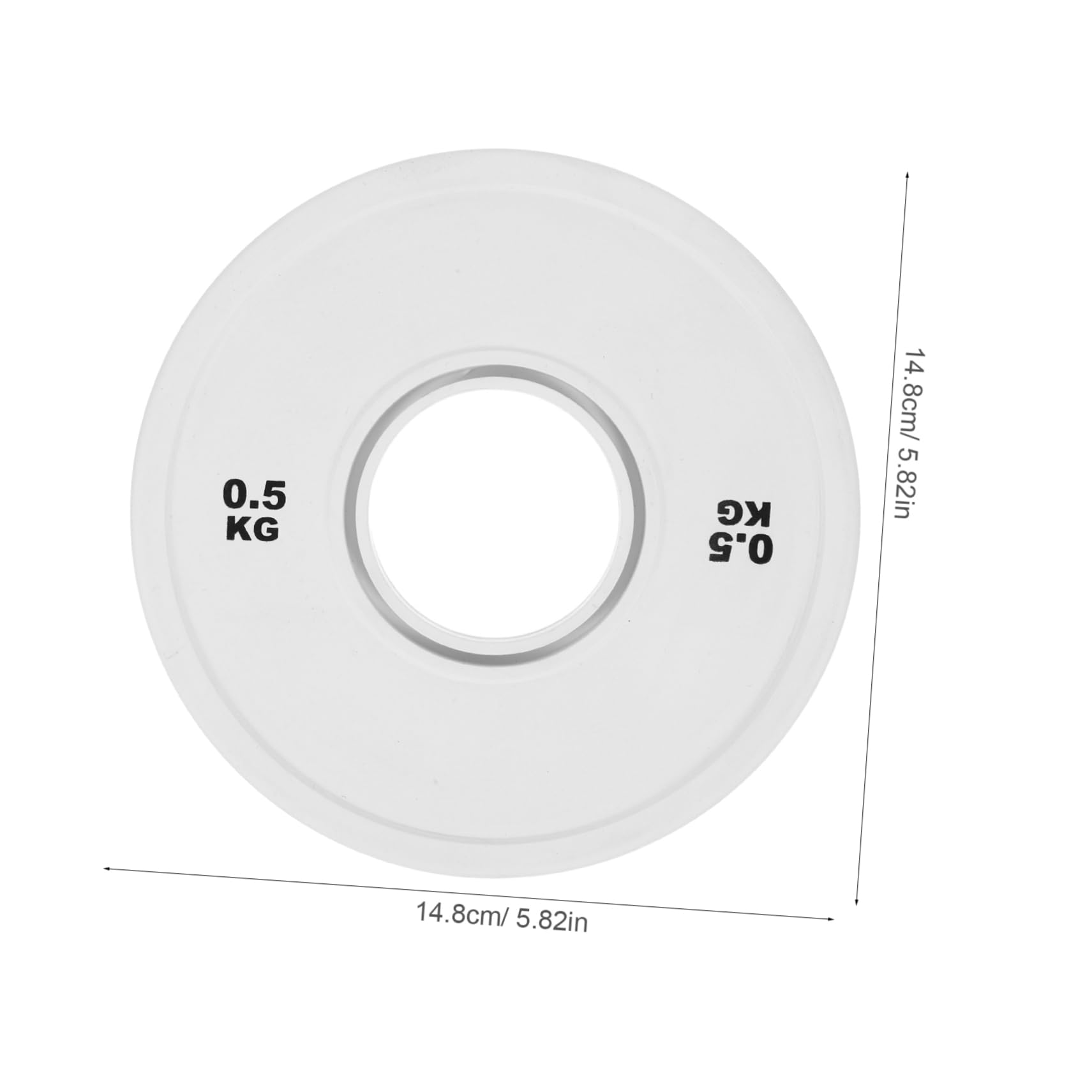 ibasenice Weightlifting Gym Plates Heavy Duty Steel Insert 0.5kg Fractional Plates for Barbell Rubber Coated for Durability Home Gym Use