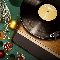 Tourne-disques Vinyle LP Tourne-Disque Bluetooth Haut-Parleur Maison Petit Noyer Vinyle Tourne-Disque enregistreur Audio… - Les Beatles, Paul McCartney, John Lennon, RIngo Starr, George Harrison Tourne-disques Vinyle LP Tourne-Disque Bluetooth Haut-Parleur Maison Petit Noyer Vinyle Tourne-Disque enregistreur Audio… – Image 3
