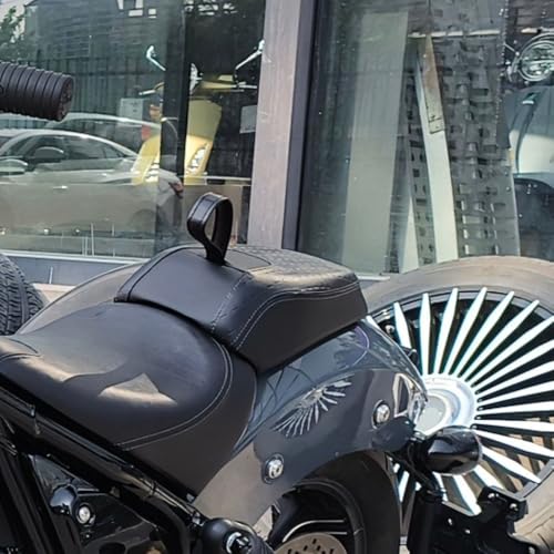 Asiento trasero de motocicleta pasajero negro Chief Bobber Dark Horse 2022-2026 6