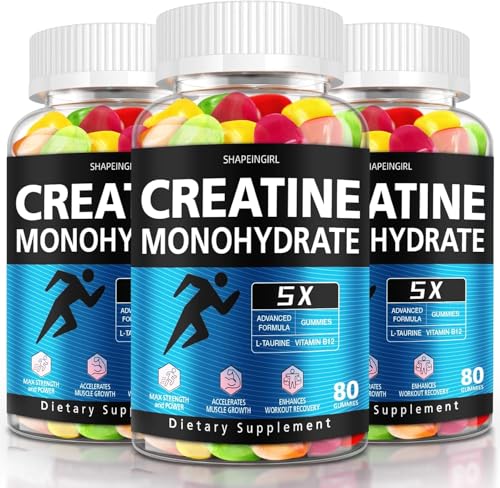Creatine Gummies for Men &amp; Women, Mixed Fruit, 240 Count
