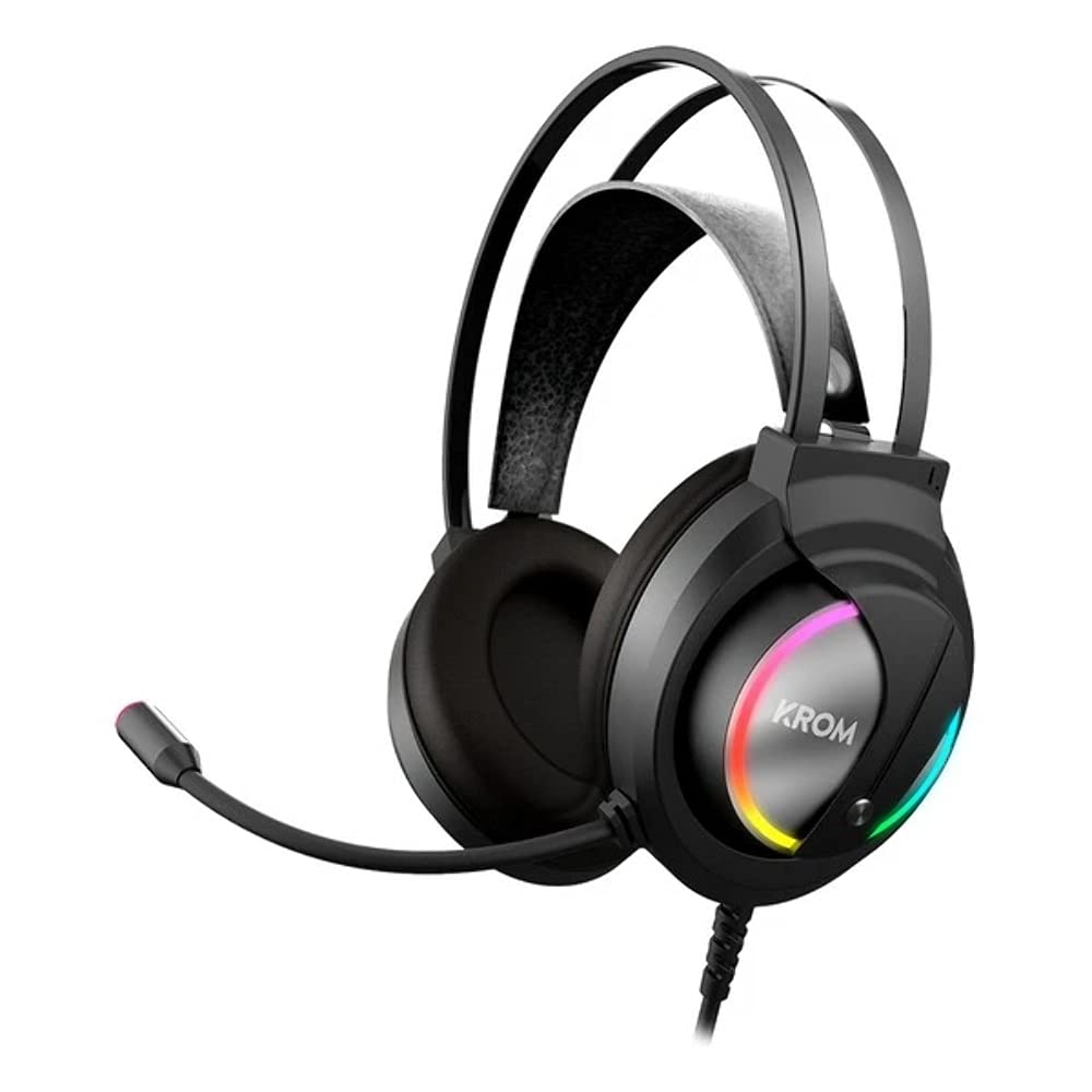 KROM Kanji –Auriculares Gaming Inalámbricos con Triple Conectividad (Bluetooth 5.3, 2.4GHz y Jack 3.5mm), Altavoces 40mm, Micrófono Integrado, Diseño Ultra-Ligero 180g, PC, PS5, Xbox, Switch, Blanco — view 15