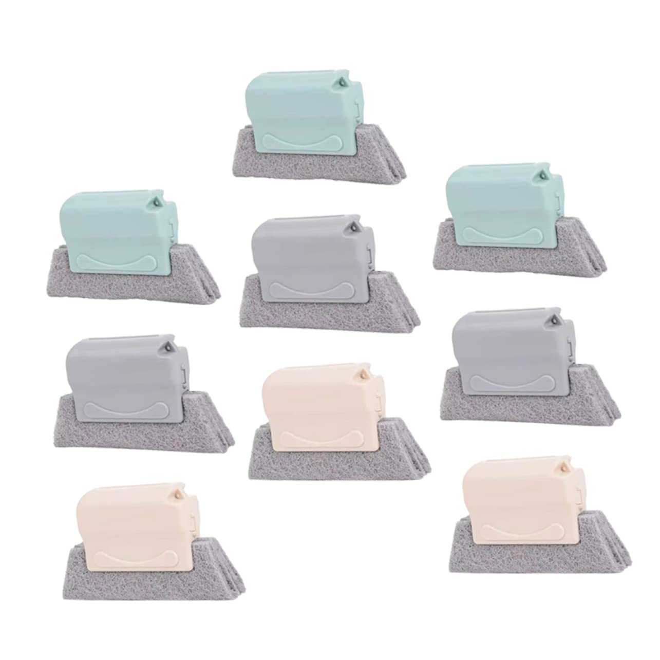 2 Set Spazzole Per Fessure Finestre Multifunzionale Per Scanalature E Gaps Design Compatto E Facile Usare Per Pulizie Domestiche Cucina E Bagno 9 Pezzi*2