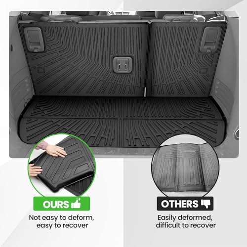Tapis de coffre Chevy Traverse résistant intempéries bâche dossier robuste - 5