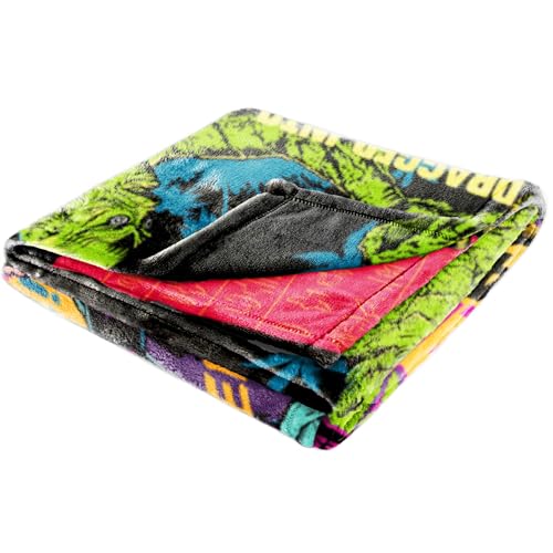 Jay Franco Universal Monsters Mashup Plush Throw Blanket - Measures 50 X 70 Inches, Super Soft Lightweight Bedding With Frankenstein thumb #3