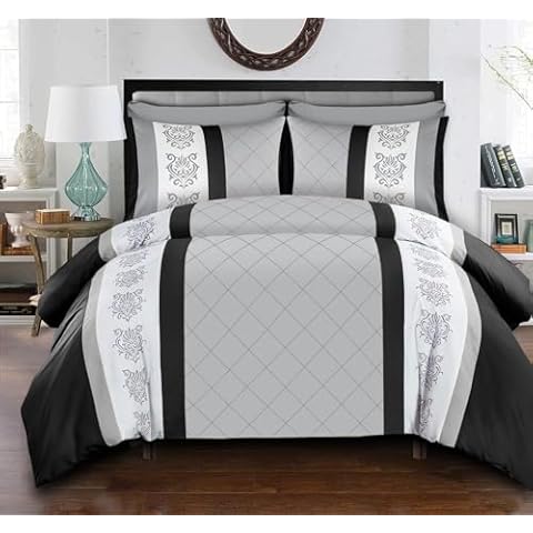 Lazzaro King Size Duvet Cover Set - Soft Microfiber Cover