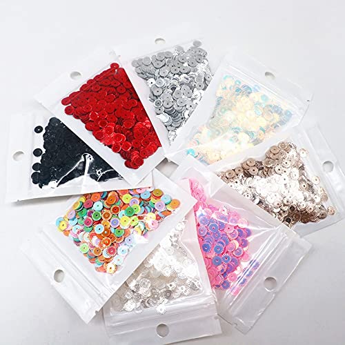 LIUXIN Lentejuelas de Flores Lentejuelas Sueltas de 6 mm para Manualidades Pailettes Costura Artesanal Paillette Lentejuelas 20g