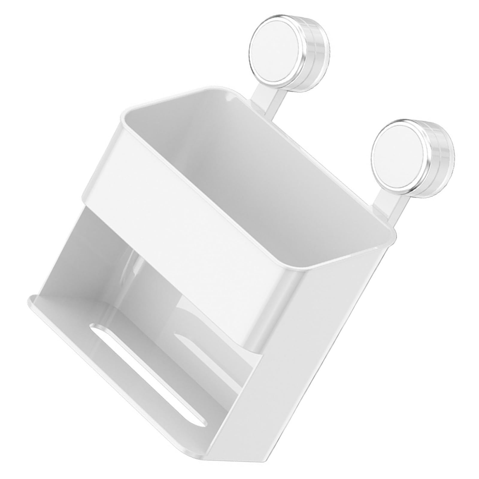 carotoe Vacuum Bathroom Organizers Drillless Adhesive Shelf Wall Mounted Shower Storage PET ABS PET ABS Shower Storage Rack