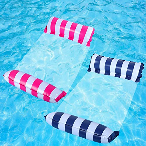 [2Pack] Upgrated 4-In-1 Adults Pool Float & Water Hammock, Multi-Purpose, Inflatable Pool Floats For Adults, Non-Stick Pvc Material #TOP1