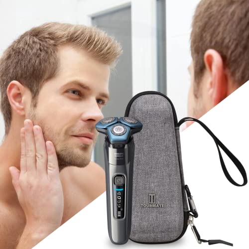 Tourmate T086 Hard Storage Case For Krovena Women Electric Shaver/Philips Norelco Men Shaver Series 2100 2300 3500 6800 3100 5500 5100 5300 5700 6880 7000 7100 7200 Wet Dry Rotary Shaver thumb #5