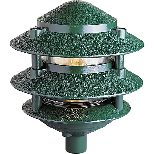 Progress Lighting P5204-38 Pagoda 1 Light Landscape in Green