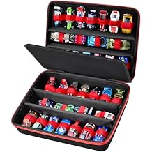 Toy Car Organizer Case Compatible with Hot Wheels, for Matchbox Cars, 36 Slots Portable Storage Carrier, Protective Travel Box with Handle for 164 Scale Model Cars- Bag Only