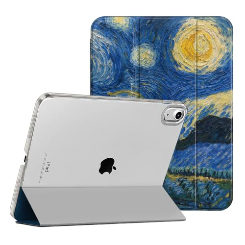MOCA Case for iPad (A16) 11th Generation 11 Inch 2025 10th Generation 2022 iPad 10.9 Inch Slim Stand Hard Shell Back Protective Smart Cover for iPad 2022 Release A2696 A2757 A2777