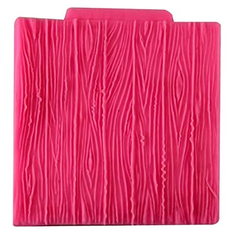 Wood Grain Tree Bark Silicone Decorating Mold - Baking Decoration Mold for Fondant, Candy, Ice Tray, Chocolate, Gumpaste Cake Cover