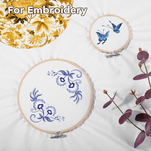 Premium 100% White Cotton Quilting Fabric - 5 Yards of Soft, Durable Muslin for Sewing, Embroidery, and DIY Projects 10 Premium 100% White Cotton Quilting Fabric - 5 Yards of Soft, Durable Muslin for Sewing, Embroidery, and DIY Projects - Image 9