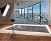 AOFOTO 7x5ft Business Office Window Photography Background Blurry Glass Window Hazy City Buildings View Backdrop Coworking Adult Man Woman Artistic Portrait Photo Studio Props Video Drape Wallpaper