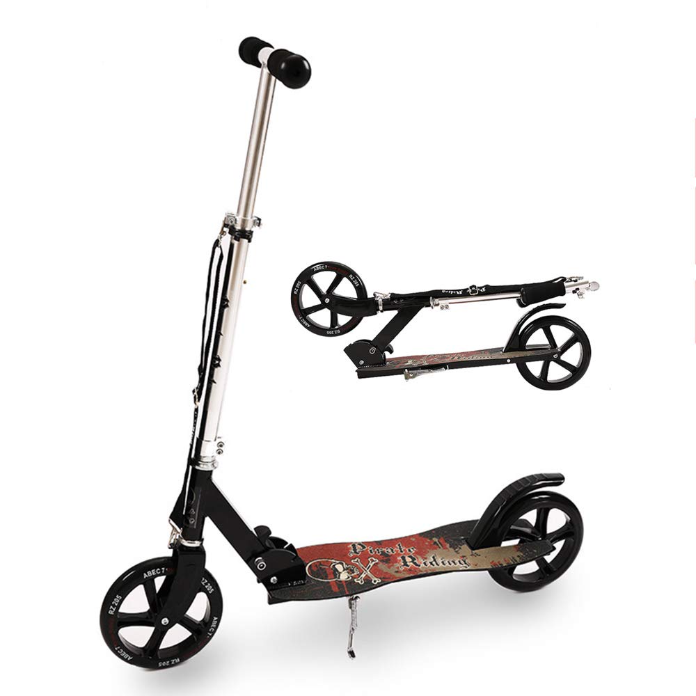 Amazon.com: WRRAC-Trampolines Foldable Adult Scooter, 3 Levels