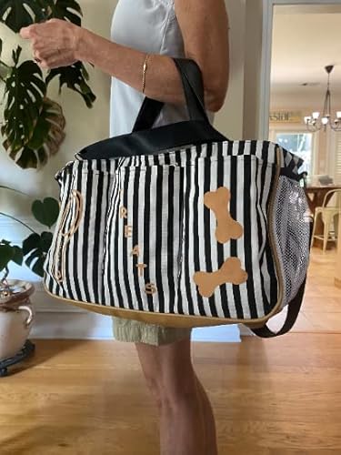Pet Travel Bag/Pet Overnight Holds All Pet Supplies. Labeled Pockets, Same Day Shipping #TOP4