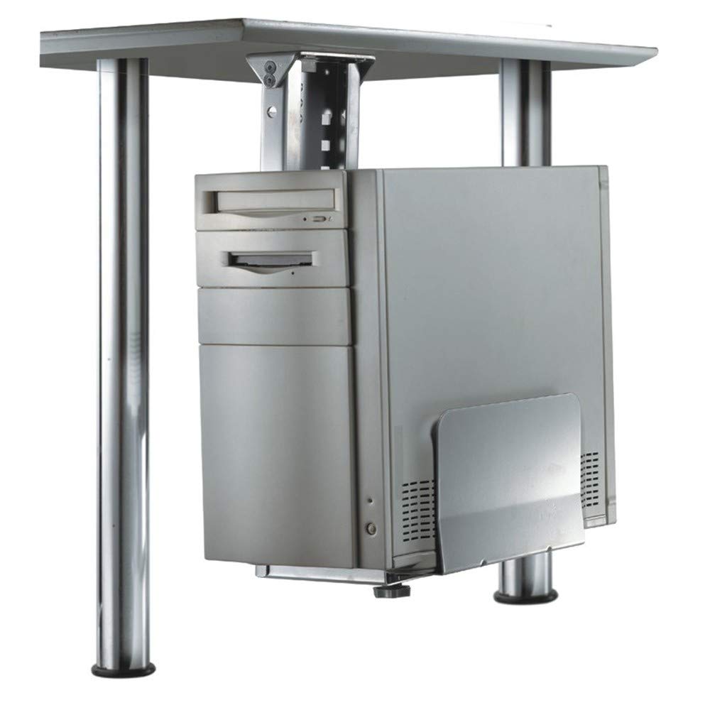 New Star CPU-D200SILVER - Soporte para ordenador de sobremesa, plateado