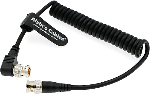 Miniatura 8 de Alvin's Cables Cable SDI 3G BNC HD SDI delgado y flexible para Sony FS5 FS7 FX6, Atomos Shogun Inferno, Atomos Ninja, Zacuto Gratical Eye, ángulo