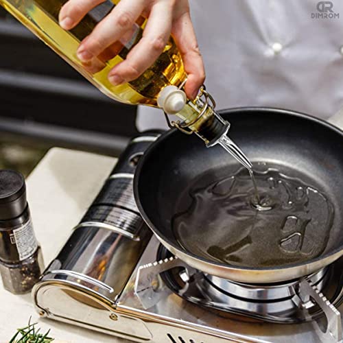 Stainless Steel Bar Liquor Pour Spout - 12Pcs Pour Spouts For Liquor Bottles Oil Topper Pourer Syrup Pourer Bottle Pouring Spout Steel Bottle Pourer - Tapered Dispensing Tips Bartender Accessories #TOP7