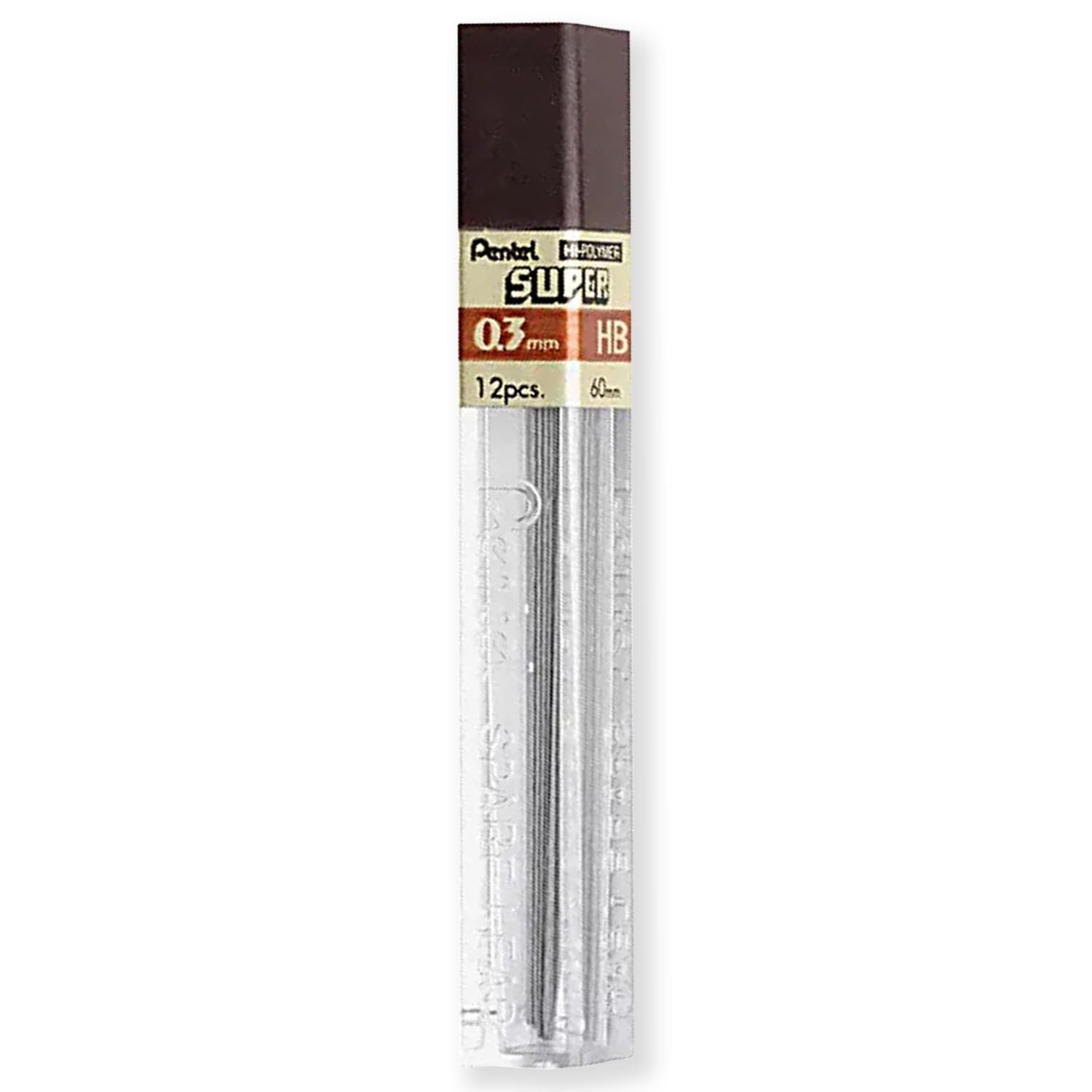 Pentel P200 Series Automatic Mechanical Pencils, HB Lead, 3 x Pencils + 3 Tubes of Refill Leads - Image 3