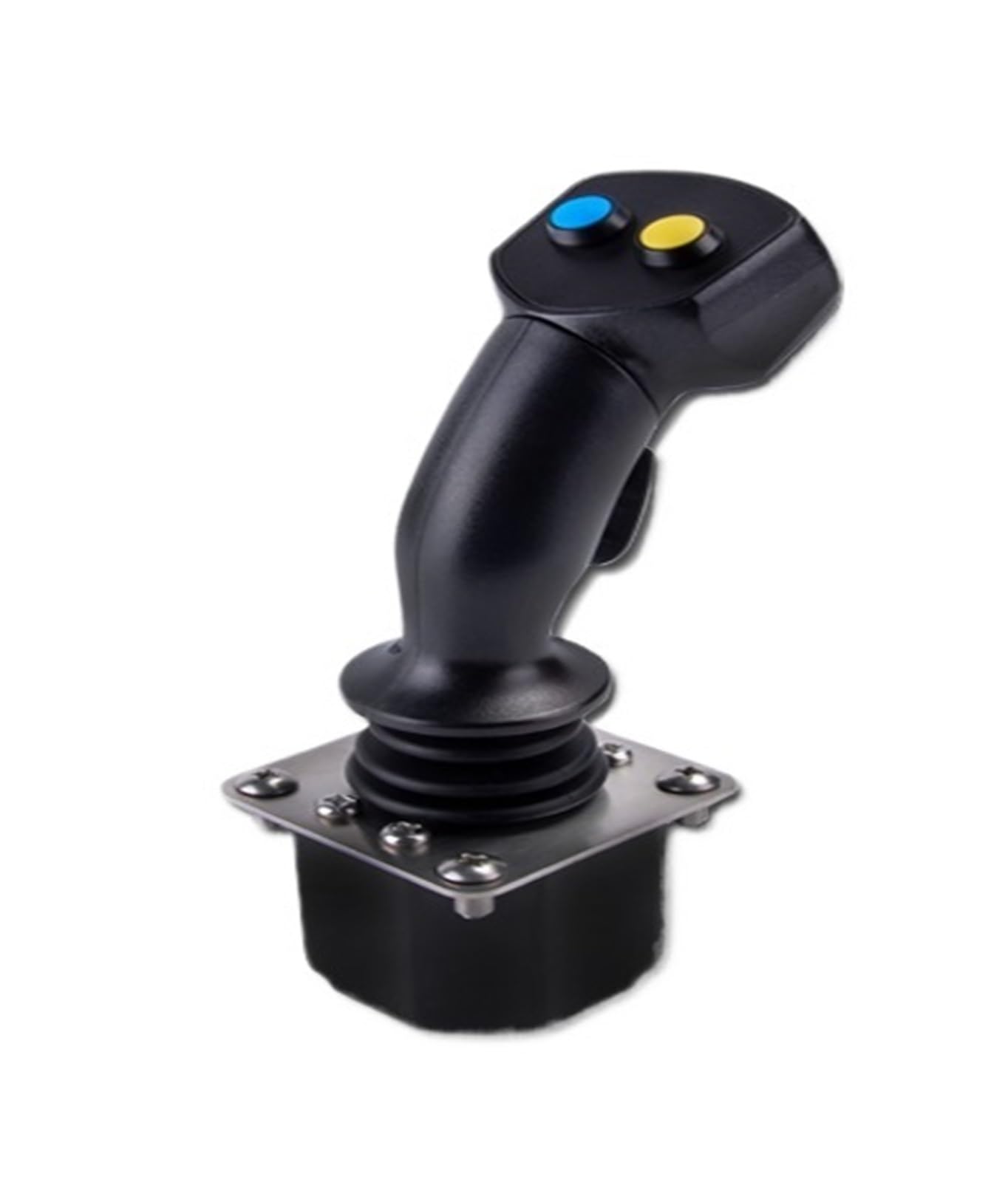 JVDDI Single axis 61A2 push rod resistance positioning, Hall rocker handle, industrial joystick smart boat cruise yacht(Onecolor,RS422)