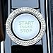LivTee Car Engine Start Stop Decoration Ring, Crystal Double Rhinestone, Bling Car Interior Accessories for Women, Key Ignition & Knob Bling Ring, Push to Start Button Cover/Sticker, Colorful