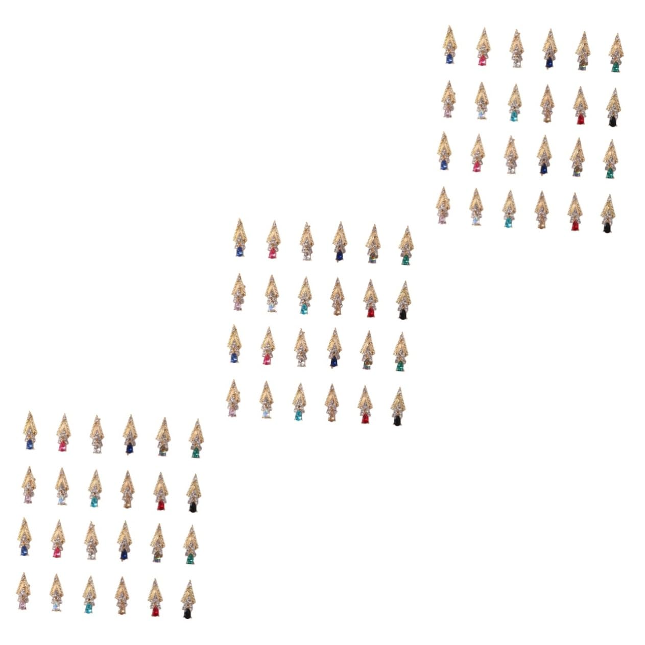 FRCOLOR 72pezzi Abbellimenti Per Unghie Charms Per Nail Art Design Decorazioni Per Unghie Della Manicure