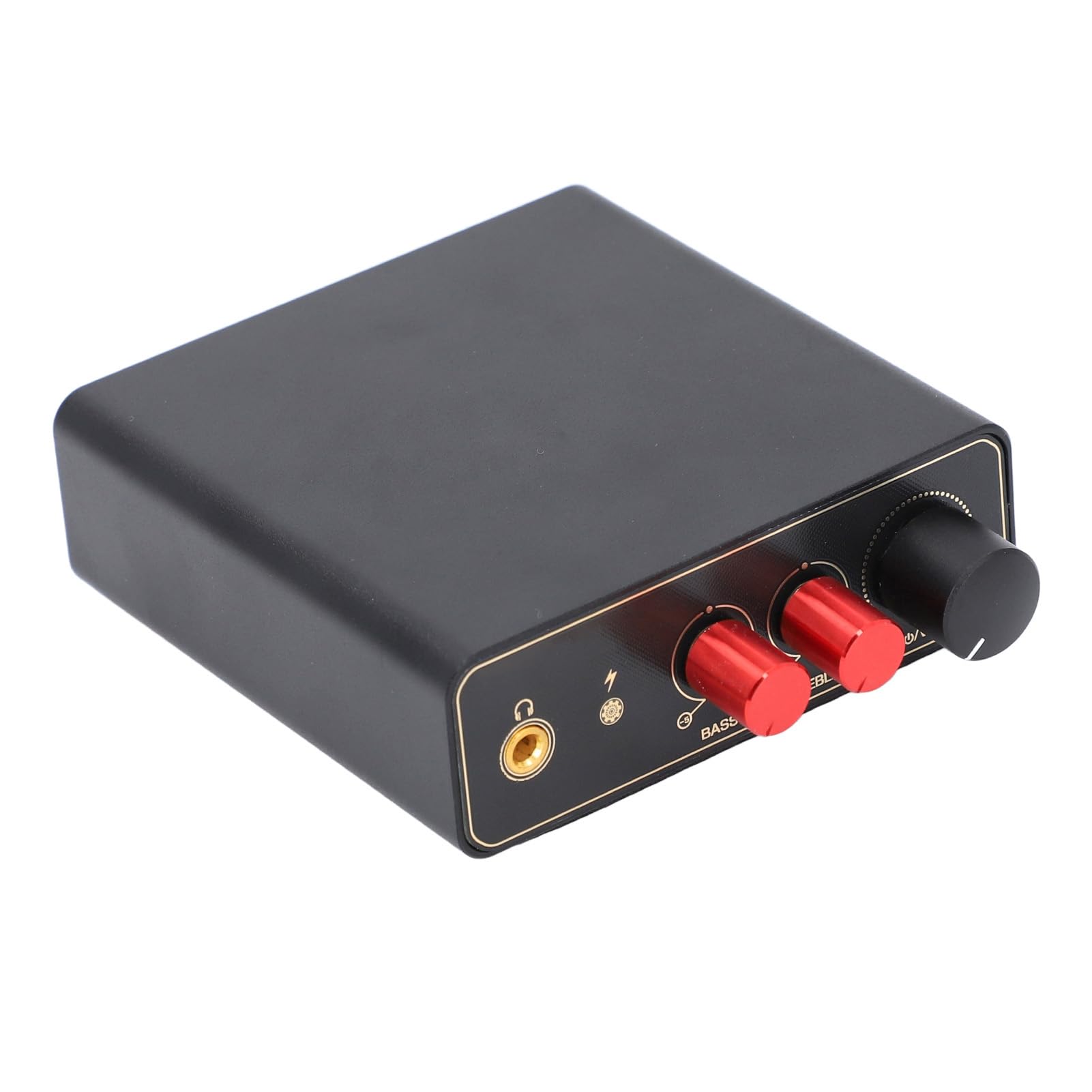 Fafeicy Preamplificatore per Giradischi Mini Amplificatore per Cuffie Audio con Controllo dei Bassi Acuti Uscita Stereo Alimentata Tramite USB per Giradischi MM MC