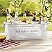 Let's Make Memories Personalized Beverage Tub - Custom Beverage Tub - Create Your Own Beverage Tub - Galvanized Drink Tub - 20 ¾