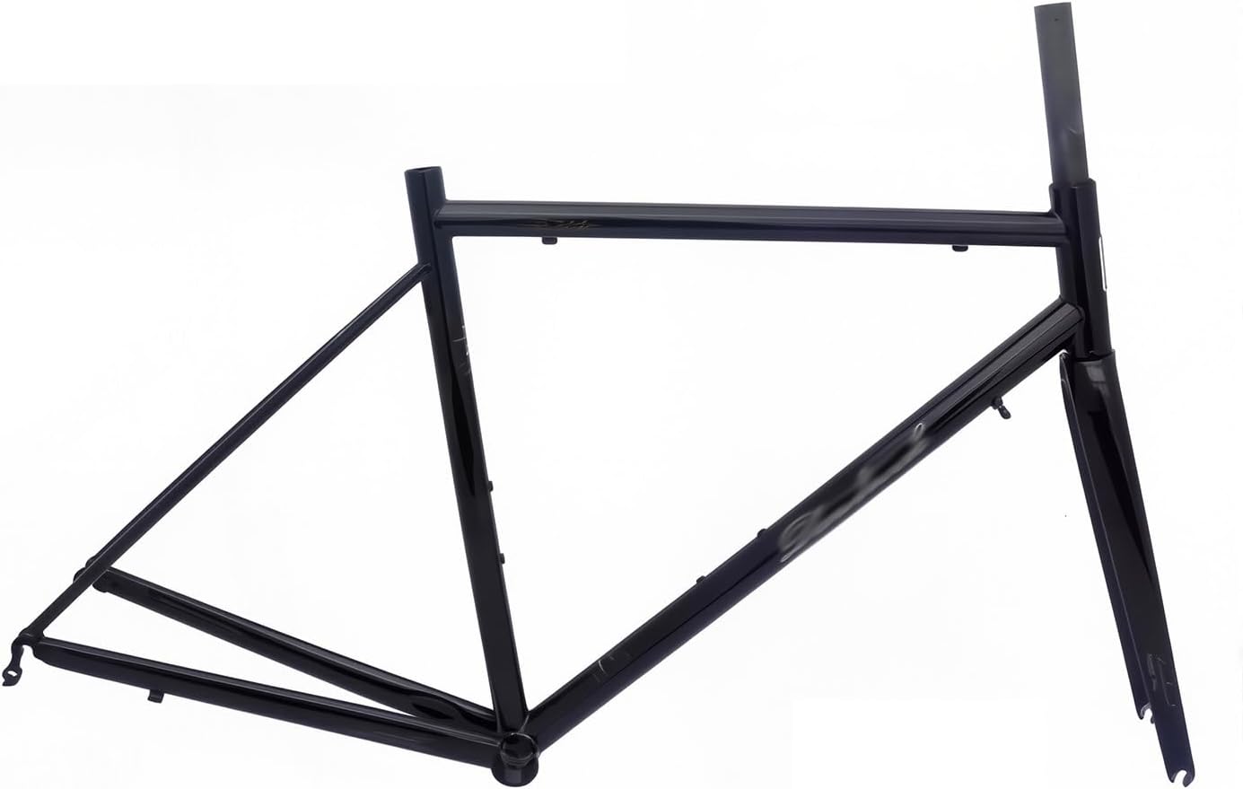 700C Road Bike Frameset 47CM/50CM/53CM/56CM Cr-Mo Steel Bicycle Frame Quick Release Frames F100mm R130mm with Fork Max 25C Tire