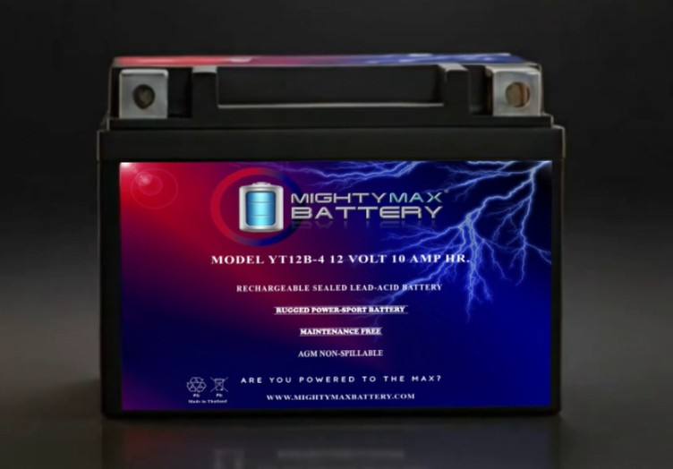 Amazon.com: Mighty Max Battery YT12B-4 SLA 12V 10AH Replacement