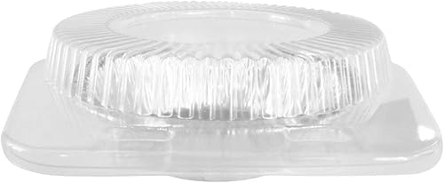 DFI KitchenDance - Contenedor transparente de plástico transparente de 5 pulgadas para tartas y tartas, perfecto para almacenar, servir y mostrar disponible en Yaxa El Salvador