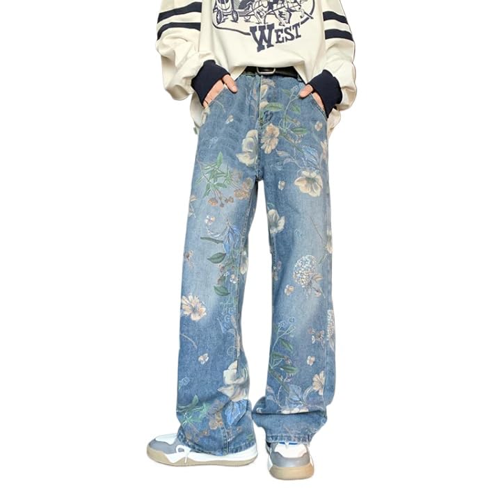 韓国系 y2k CURVED BLADE DENIM EMO Curved Blade Italian Fabric Jeans – EMOBROTHER