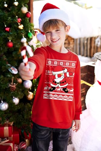 Besserbay Unisex Kids Ugly Christmas Sweatshirt Novelty Graphic Long Sleeve Sweater 4-14 Years 3 Besserbay Unisex Kids Ugly Christmas Sweatshirt Novelty Graphic Long Sleeve Sweater 4-14 Years - Image 4