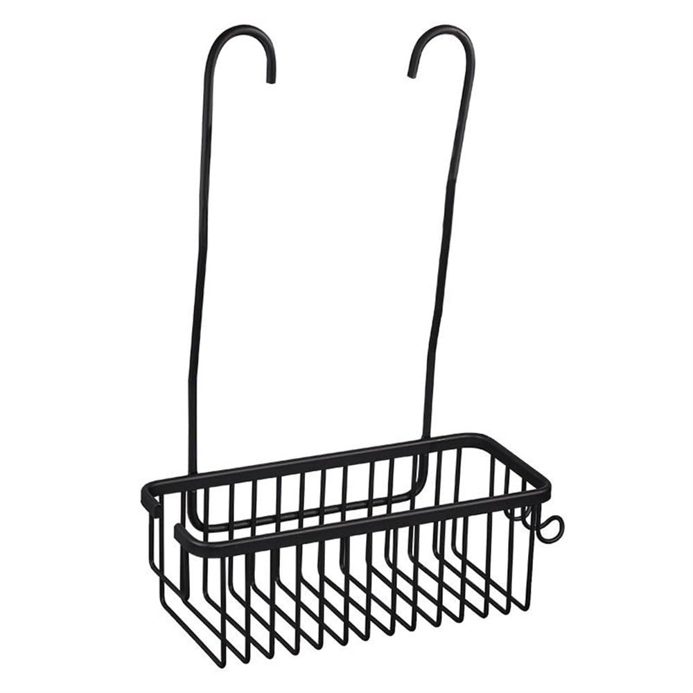 ZJHFFFG Over The Door Shower Caddy Pantry Rack with Hooks Sturdy Rust Proof Hanging Shower Organizer Shelf Basket