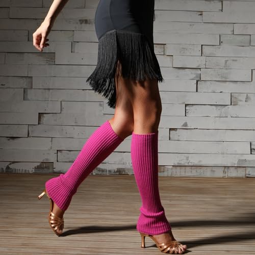 Image of Nanxson Knit Ribbed LegWarmer Women Knit Calf Accessories Leg Sleeves | Solid Neon Boot Socks,Y2K 80s Women's Lolita LegWarmer,Sports Party Yoga Dance Accessories,Winter Ankle Heap Kawaii Sock