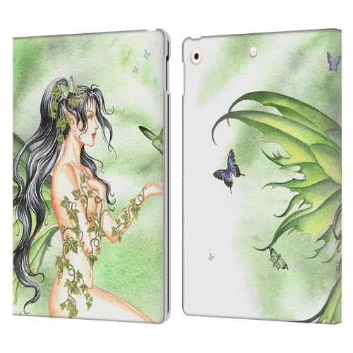 Coque portefeuille iPad 10.2 cuir antichoc protection écran fée